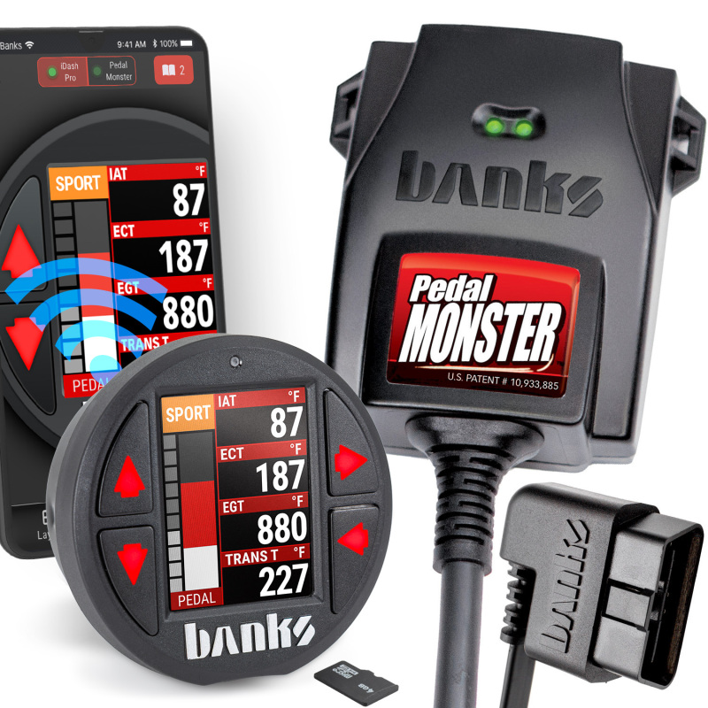 GMC 2500 Throttle Control Module - Banks Power - Pedal Monster with iDash Data Pro - `06-`07
